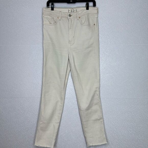 Free People We the Free High Rise Raw Hem Skinny Jeans 32 - Picture 2 of 7